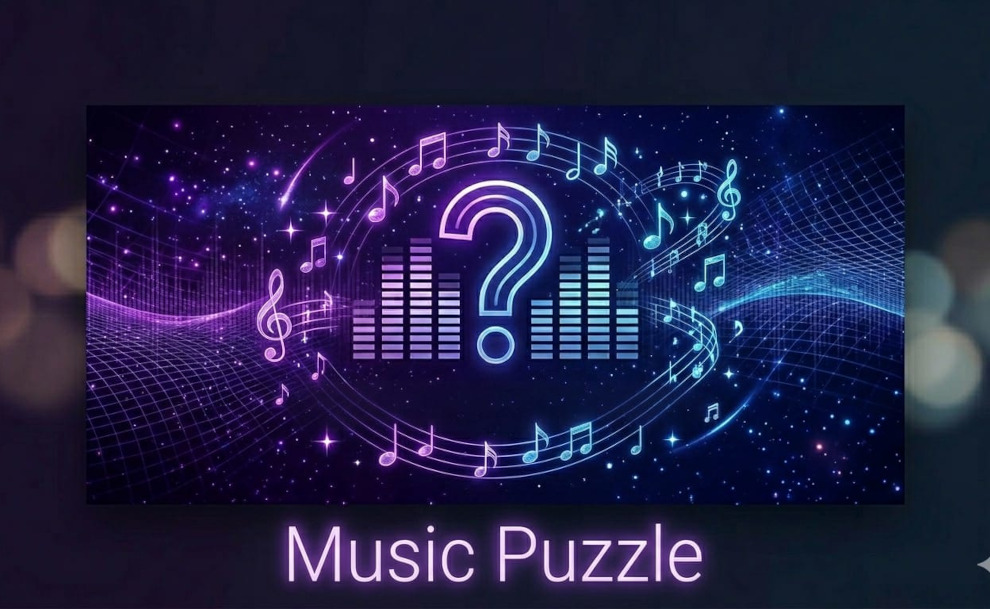 Python code to create music puzzle
